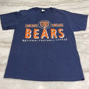Vintage Logo 7 Chicago Bears T-Shirt Large Single Stitch 100% Cotton